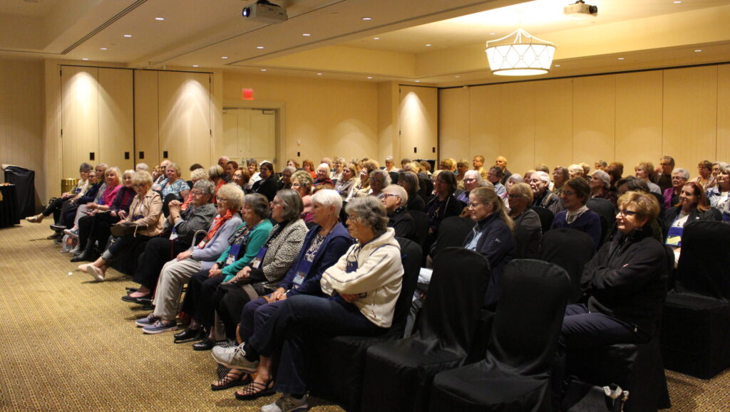 The audience at Judy's presentation