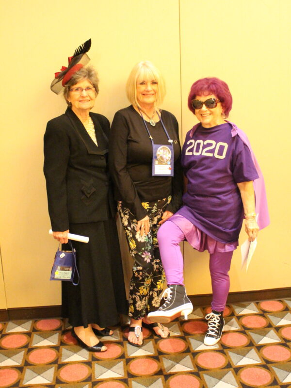 The delegation from Colorado, hosts of the next International Convention